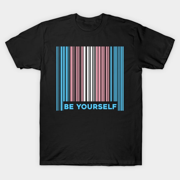 Be Yourself Trans Pride T-Shirt by Pridish